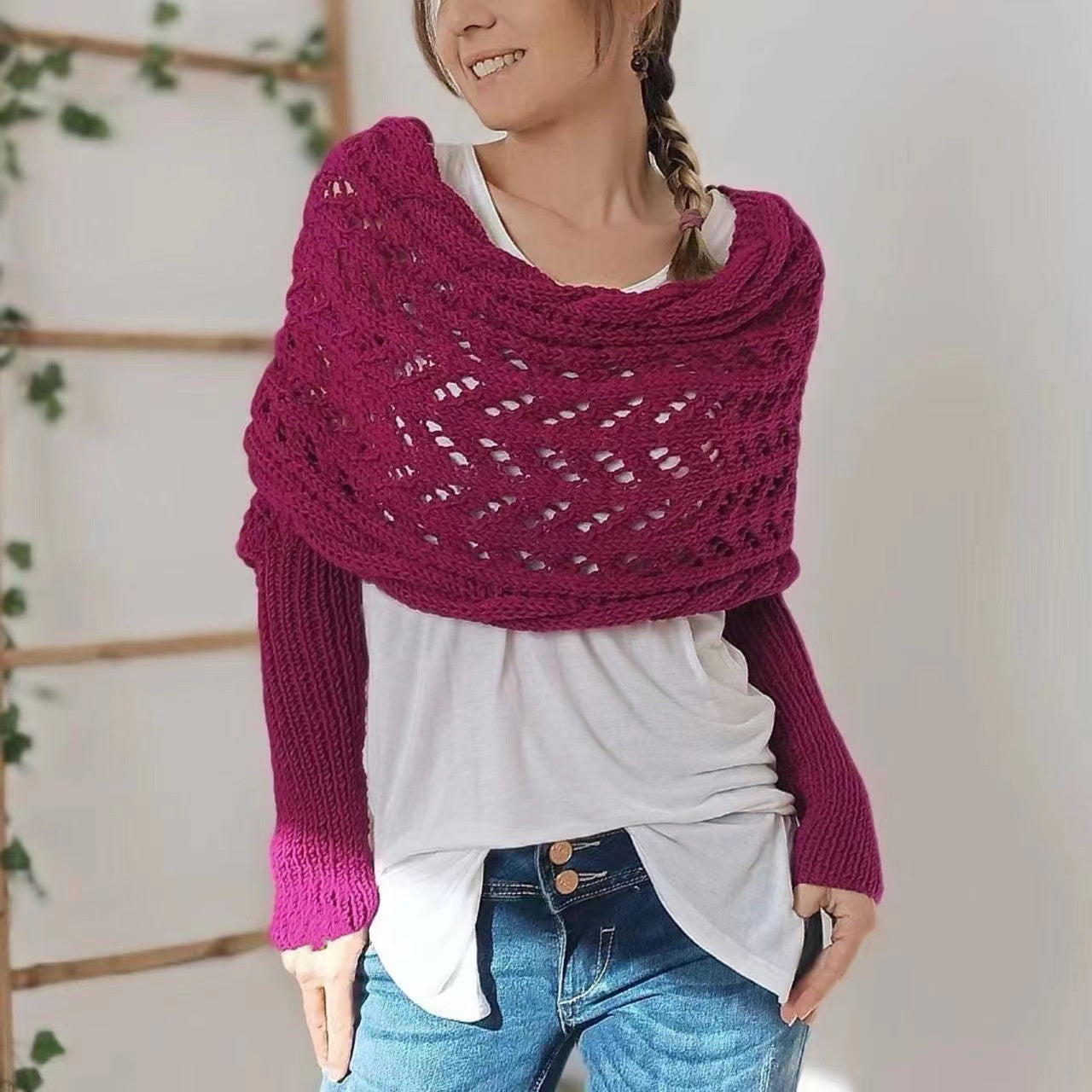 Écharpe Stylishly avec manches