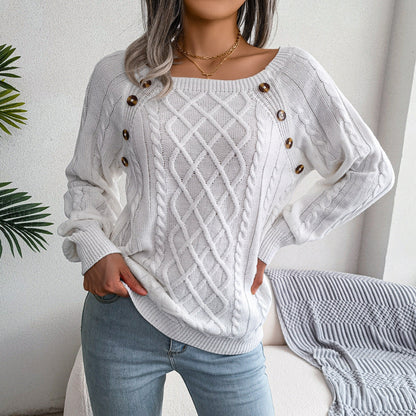 Pull Col Carré Stylishly Sorties Vintages