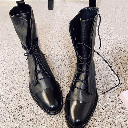 Bottes Martin vivatelle à Talon Bas