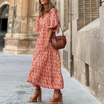 Robe Bohème vivatelle Sorties Vintage