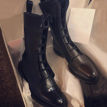 Bottes Martin vivatelle à Talon Bas