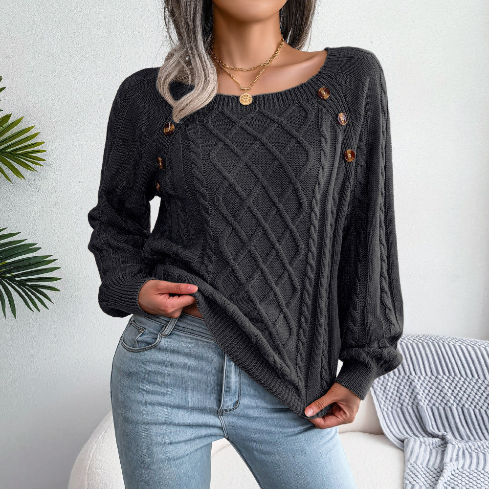 Pull Col Carré Stylishly Sorties Vintages