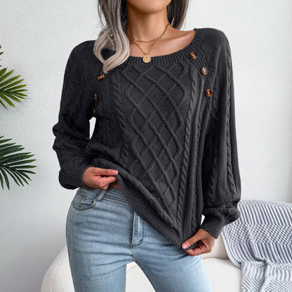 Pull Col Carré Stylishly Sorties Vintages