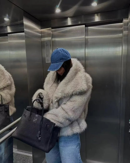 Mia|Veste en fourrure de luxe