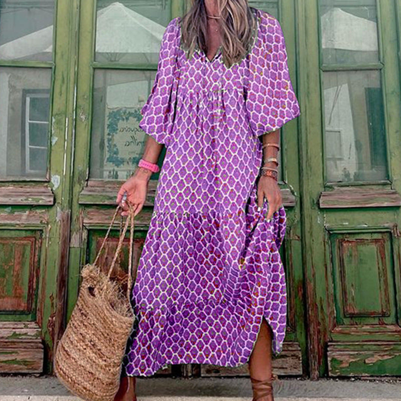 Robe Bohème vivatelle Sorties Vintage