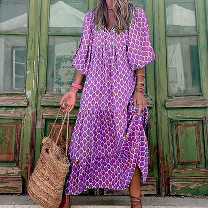 Robe Bohème vivatelle Sorties Vintage
