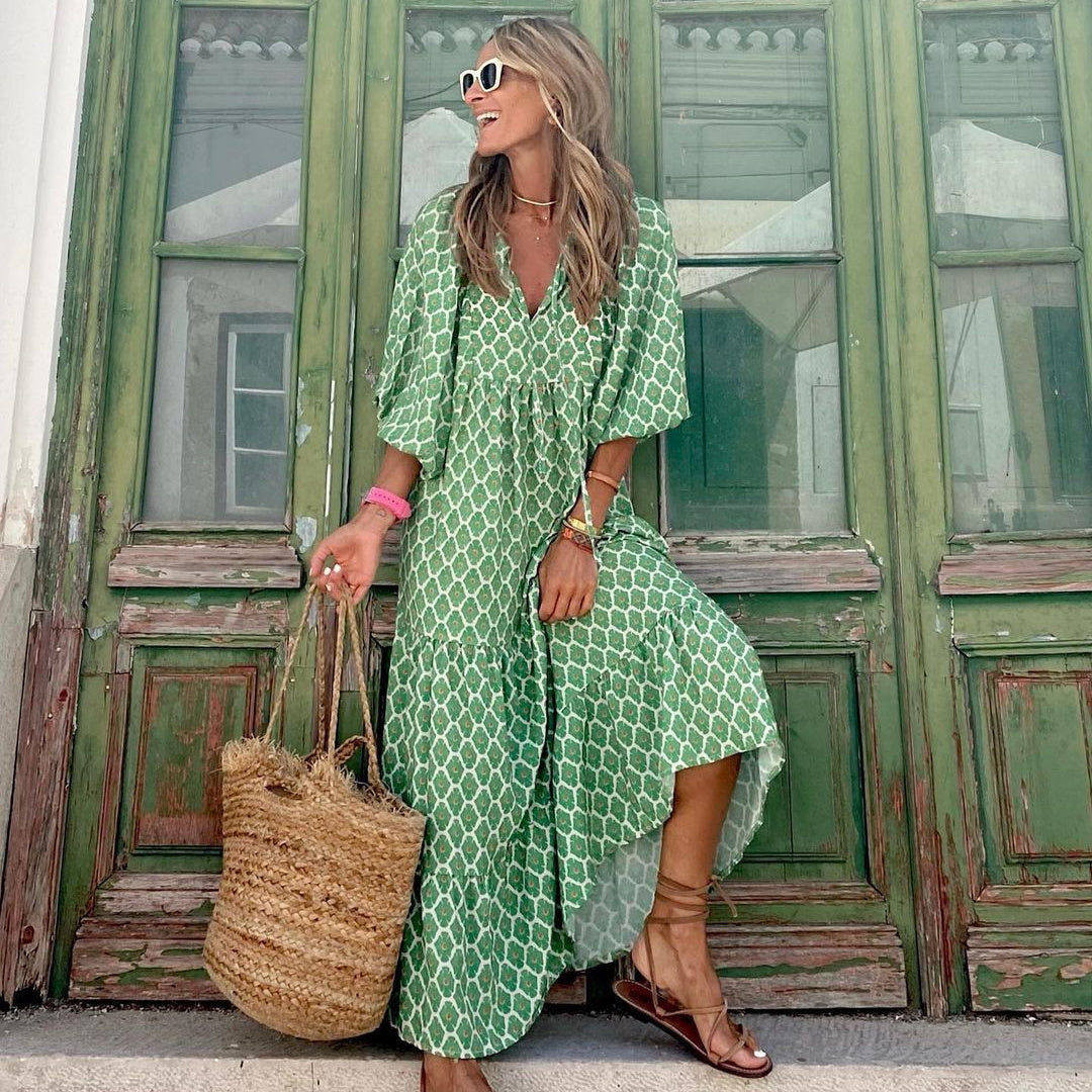 Robe Bohème vivatelle Sorties Vintage