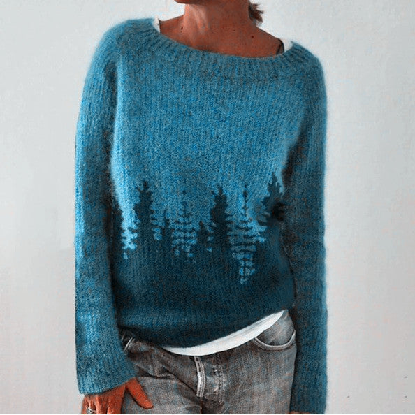 Élise - PULL CASUAL CHIC à COL ROND