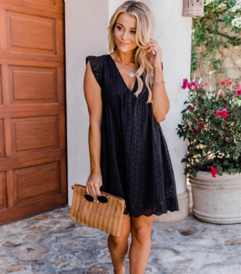 Robe d'été en dentelle