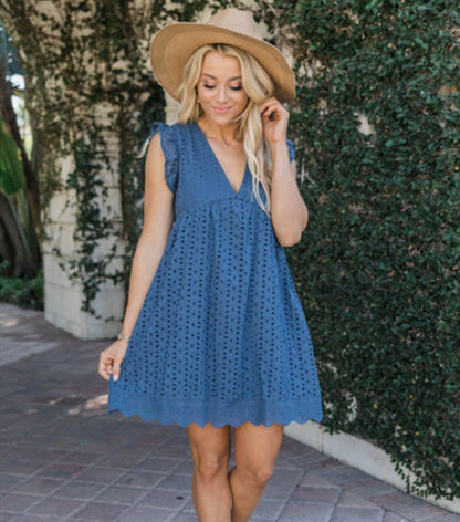 Robe d'été en dentelle